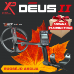 XP DEUS 2 metalo detektorius tik su pultu ir pasirenkama rite + DOVANA