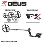 XP DEUS LITE metalo detektorius su pasirinkta rite ir belaidėmis ausinėmis WS4 ( WS4 Master )