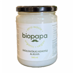 Ekologi&scaron;kas nerafinuotas &scaron;alto spaudimo kokosų aliejus, 500 ml
