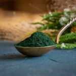 Ekologi&scaron;ki žaliosios spirulinos milteliai