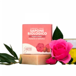Ekologi&scaron;kas muilas Arganas ir Rožė, 100 g