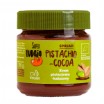 Ekologi&scaron;kas pistacijų ir kakavos kremas su cukranendrių cukrumi, 190 g