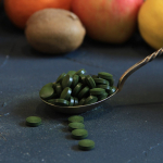 Ekologi&scaron;kos Spirulina ir Chlorela mi&scaron;inio tabletės (500 mg)