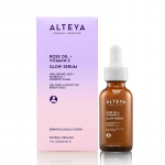 Ekologi&scaron;kas LUMINOUS ROSE GLOW serumas - rožių aliejus + vitaminas C, 30 ml