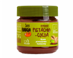 Ekologi&scaron;kas pistacijų ir kakavos kremas su cukranendrių cukrumi, 190 g, SUPER FUDGIO