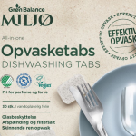 Ekologi&scaron;kos indaplovių tabletės, 30 vnt