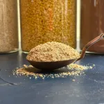 Ekologi&scaron;kas Gomasio - skrudinti sezamai su jūros druska : svoris - 50 g