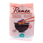 Ekologi&scaron;ki makaronai su grikiais ir &scaron;itake grybais Ramen, be glitimo, 280 g (4 vnt)