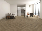 YTD, Herringbone DBH003, Light Beige, 620x124x2.5 mm, 33kl. klijuojama LVT lentelė