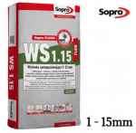 SOPRO FLOOR WS 1.15 FLOW, 292/25, plonasluoksnis savaime i&scaron;silyginantis cementinis mi&scaron;inys, nuo 1 iki 15 mm, 25 kg