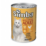 Simba Cat Adult Chicken konservuotas pa&scaron;aras katėms, vi&scaron;tiena; 415g