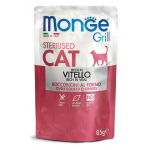 Monge Grill Sterilised Cat Veal konservuotas pa&scaron;aras katėms, ver&scaron;iena; 85g