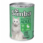 Simba Cat Adult Rabbit konservuotas pa&scaron;aras katėms, triu&scaron;iena; 415g