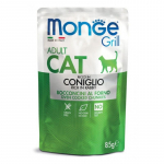 Monge Grill Adult Cat Rabbit konservuotas pa&scaron;aras katėms, triu&scaron;iena; 85g