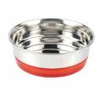 Croci Fluo Red dubenėlis 17cm su guma; 820ml
