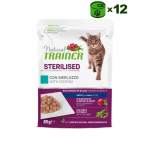 Trainer Natural Cat Sterilised Codfish konservuotas pa&scaron;aras katėms, menkė; 12x85g