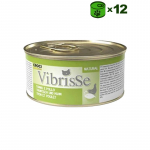 Vibrisse Tonno e Pollo konservuotas pa&scaron;aras katėms, tunas, vi&scaron;tiena; 12x70g