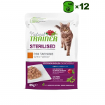 Trainer Natural Cat Sterilised Turkey konservuotas pa&scaron;aras katėms, kalakutiena; 12x85g