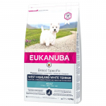 Eukanuba West Highland Terrier Chicken sausas pa&scaron;aras suaugusiems vakarų &Scaron;kotijos baltiesiems terjerams, vi&scaron;tiena; 2.5kg