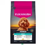 Eukanuba Breed Care Poodle M Chicken sausas pa&scaron;aras suaugusiems vidutinio dydžio pudeliams, vi&scaron;tiena; 7.5kg
