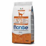 Monge Cat Natural Speciality Monoprotein Sterilized Duck sausas pa&scaron;aras katėms, antiena; 1.5kg, 10kg