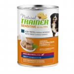 Trainer Sensitive no gluten Adult Dog Trout konservuotas pa&scaron;aras suaugusiems &scaron;unims vidutinių ir didelių veislių, upėtakis; 400g