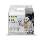 Croci Dog Nappy sauskelnės &scaron;unims M 32-44cm; 12vnt