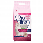 Proline Baby Powder kraikas katėms, su&scaron;okantis, kūdikių miltelių aromato; 5l, 10l