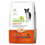 Trainer Natural Adult Medium Chicken sausas pa&scaron;aras suaugusiems &scaron;unims vidutinio dydžio veislų, vi&scaron;tiena; 12kg