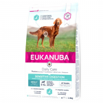 Eukanuba Daily Care Sensitive Digestion All Breeds sausas pa&scaron;aras turintiems jautrų skrandį &scaron;unims visų veislų, vi&scaron;tiena; 2.3kg, 12kg