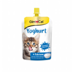 GimCat Yoghurt papildomas pa&scaron;aras, skanėstas visų veislių katėms; 150g