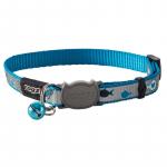 Rogz Reflecto Safety antkaklis katėms, mėlynos spalvos; 20-31cm