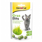 GimCat Grasbits skanėstai su žole katėms; 50g