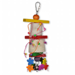 Vadigran Toy Bird Barrels Multi Color žaislas pauk&scaron;čiams; 27cm