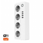 Feelspot FS ST03WE i&scaron;manusis keturvietis ilgintuvas su USB jungtimis; WiFi, Tuya