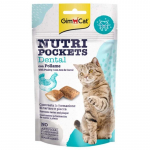 GimCat Nutri Pockets Dental skanėstai katėms, pauk&scaron;tiena; 60g