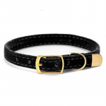 Zoo Mini antkaklis katėms ir &scaron;unims, juodas; 22-27cm