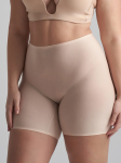 Lengvos kompresijos besiūliai &scaron;ortukai UNI STRETCH MID WAIST SHORT BEIGE