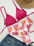 Bikini maudymosi kostiumėlis METALLIC PINK MIX