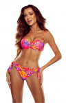 Push-up bikini maudymosi kostiumėlis ASHLEY BARBIE PINK
