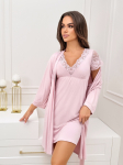Viskozės naktinukai su nėriniais SONIA PINK