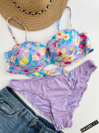Push-up bikini maudymosi kostiumėlis LILAC SUMMER