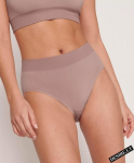 Kelnaitės auk&scaron;tintu juosmeniu su alavijo mikrokapsulėmis EVER INFUSED ALOE HIGH WAIST FOGGY MAUVE