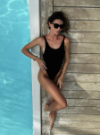 Vientisas RIB maudymosi kostiumėlis OCEAN RIB OPEN-BACK BLACK