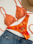 Bikini kelnaitės METALLIC ORANGE MIX