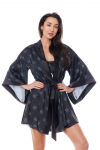 Peniuar Aster Robe Black L/XL