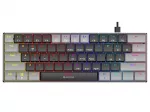 Žemo profilio mechaninė žaidimų klaviatūra Tracer Gamezone KEYLO 61 47869, USB, juoda / pilka