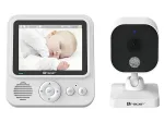 Vaizdo kūdikio stebėjimo sistema &bdquo;Tracer Senko+ 47934&ldquo;, juoda / balta
