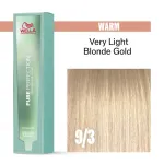 Wella Pure Perfection ilgalaikiai plaukų dažai be amoniako 9/3, 60 ml