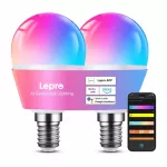 LEPRO BP1-2 E14 LED Bulb with Bluetooth and Wi-Fi, 470 lm, 2-pack, Żar&oacute;wka LED LEPRO BP1-2 E14 Bluetooth Wi-Fi 470lm 2szt.